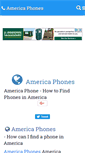 Mobile Screenshot of americatelephones.com